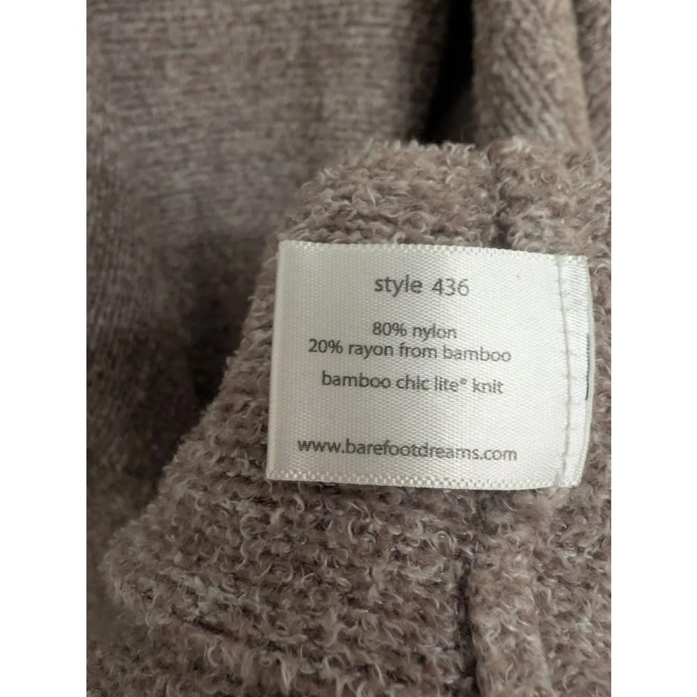 Women's Barefoot Dreams Brown Bamboo Chic Lite Cardigan S/M